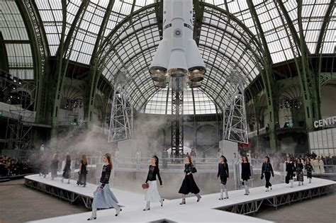 chanel spaceship bag|Chanel space show.